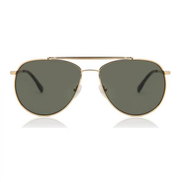 NEW LACOSTE men's l177s sunglasses in gold / grey - Picture 2 of 3